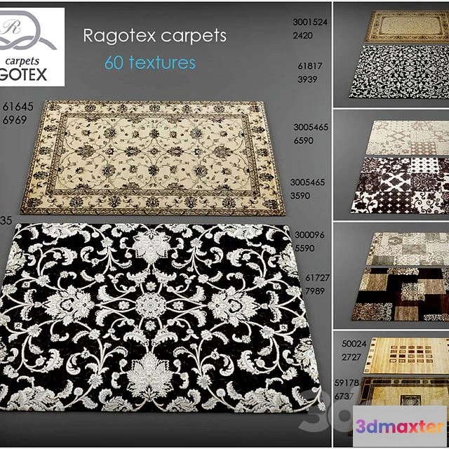 1539869 - Collection rugs Ragotex 3D Max