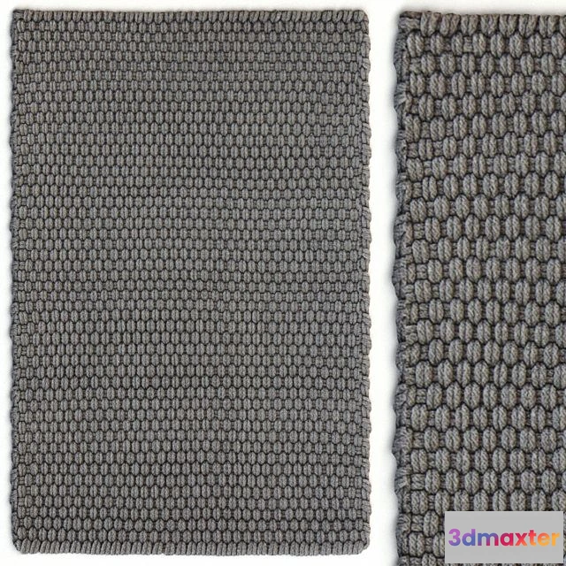 1539913 - Dash & Albert Rope Graphite Rug Carpet 3D Max