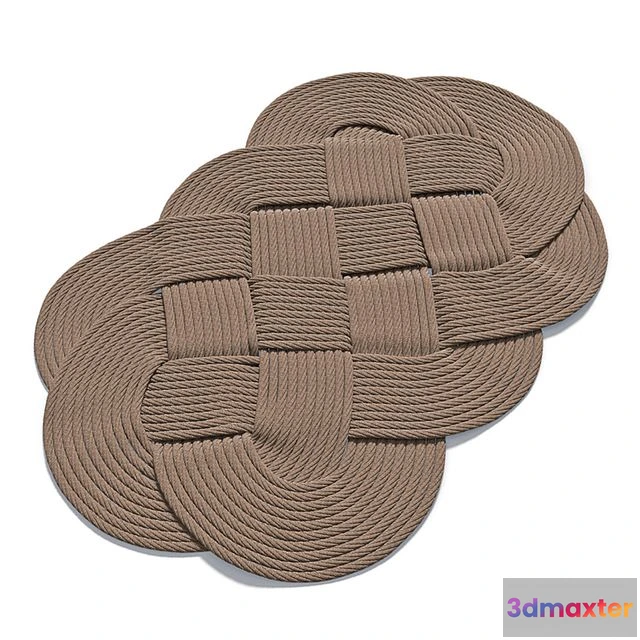 1541523 - Braided rug 3D Max