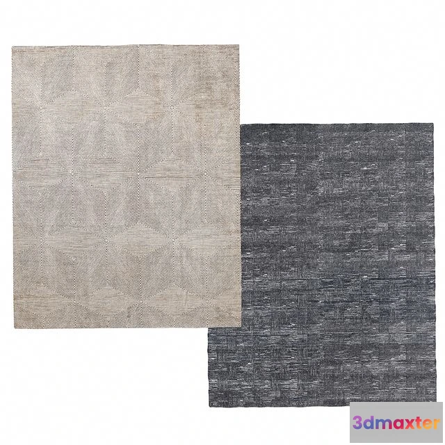 1542441 - Carpet Mosaic Hand-Knotted Silk by Restoration Hardware 3D Max
