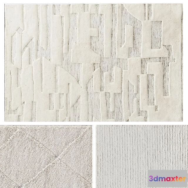 1545624 - Carpet set JUBATA by LAREDOUTE 3D Max