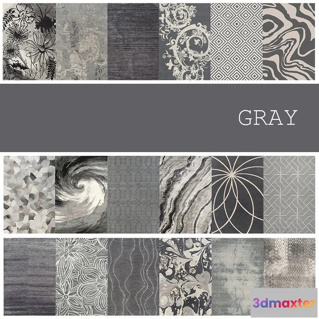 1550327 - 18 carpets in color GRAY 3D Max