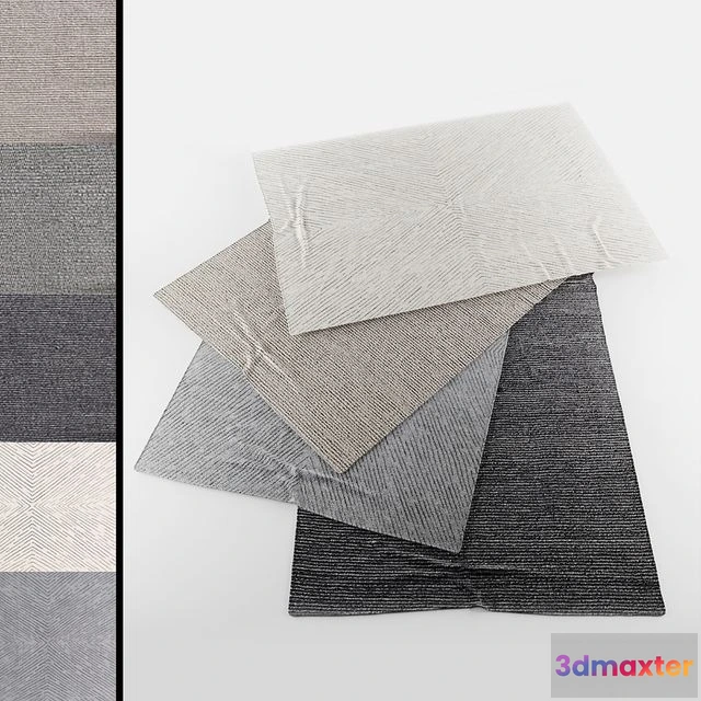 1564602 - Collection of realistic carpets RH Performance setta and tollo Rug 3D Max