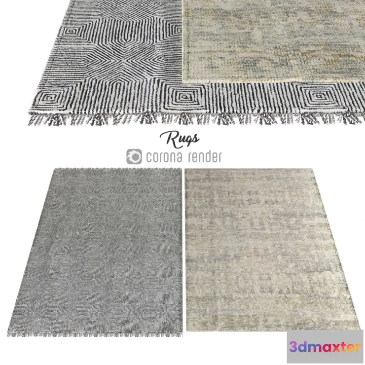 1565132 - Carpets 01 with fringe 3D Max