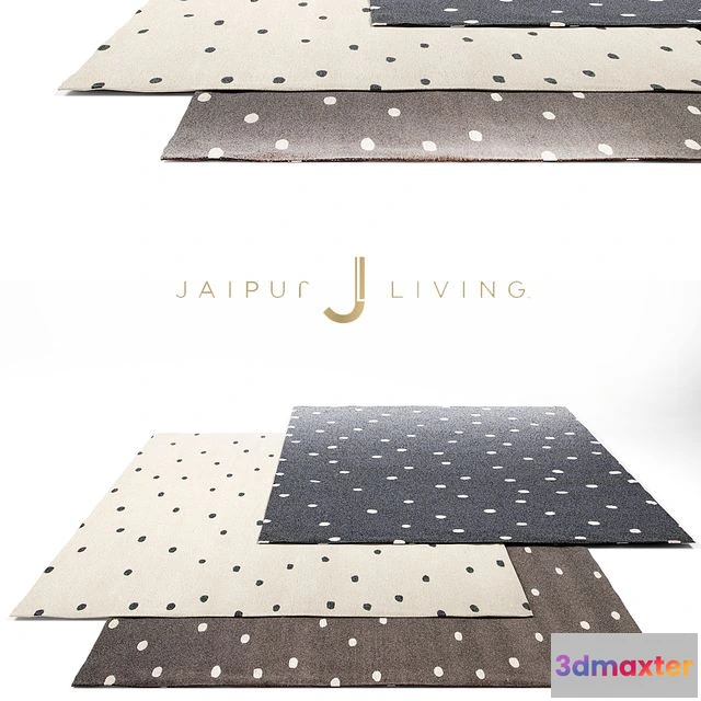 1566344 - Jaipur Living Contemporary Rug Set 4 3D Max