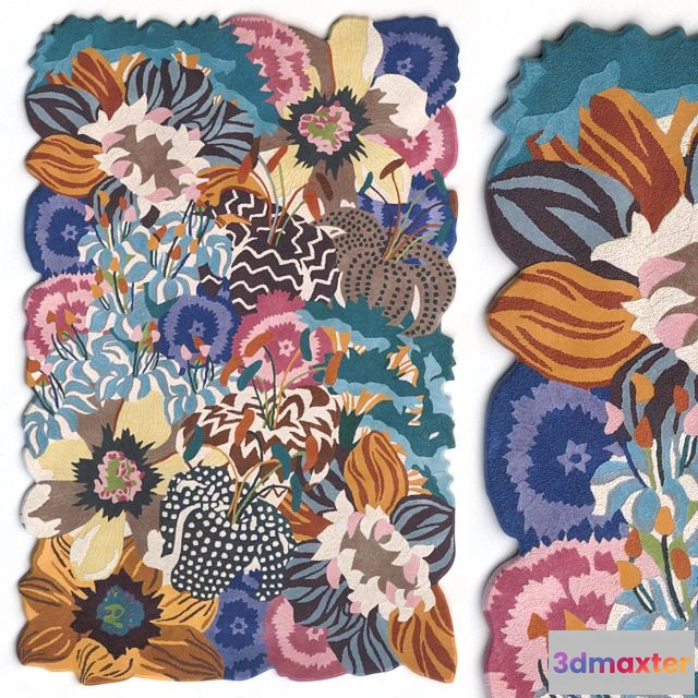 1569240 - Rug Missoni Home Lilium Multicolor Rajmahal Rug 3D Max