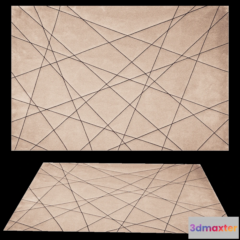 1593500 - DE DIMORA  - Rug Danubio 3D Max