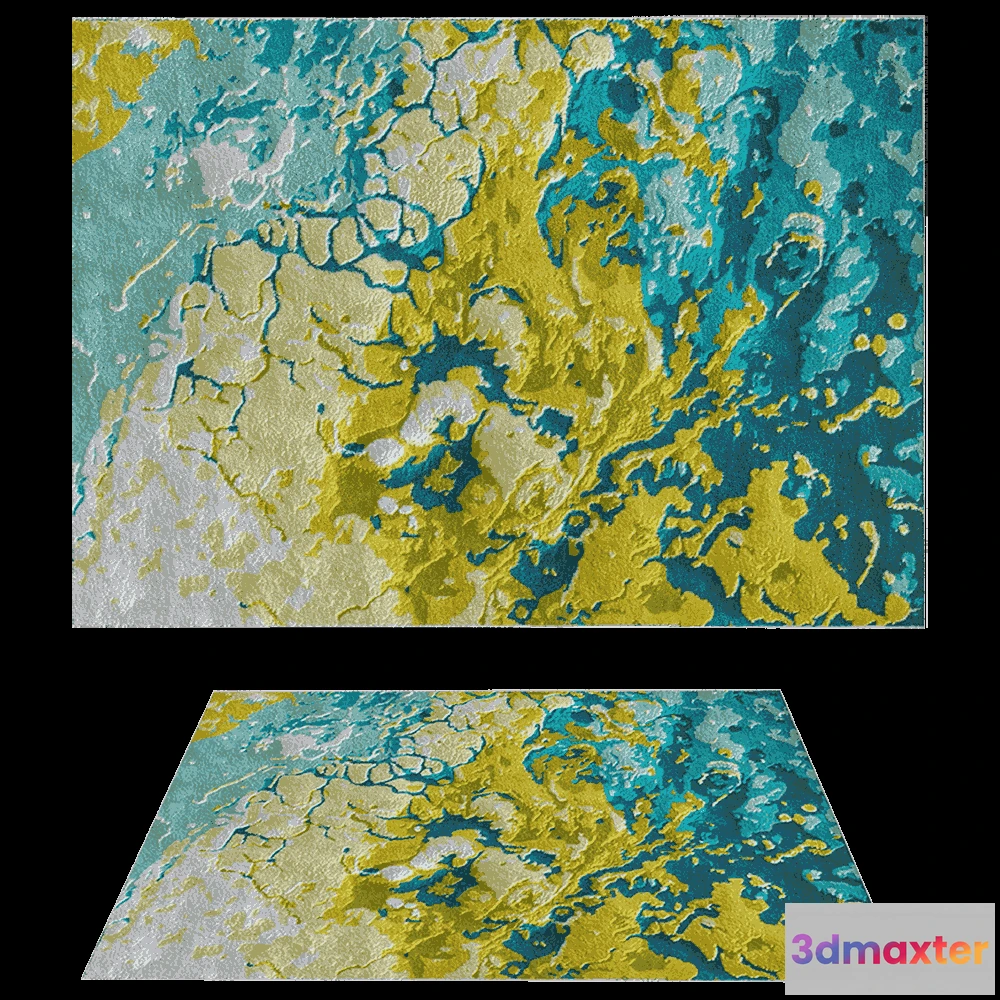 1593520 - DE DIMORA  - Rug Acquamarina 3D Max