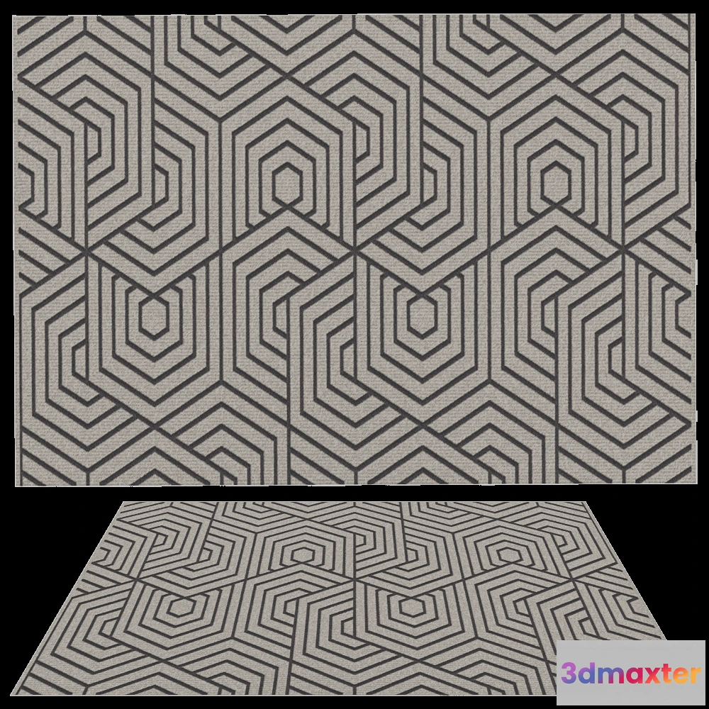 1593560 - DE DIMORA  - Rug Lipari 3D Max