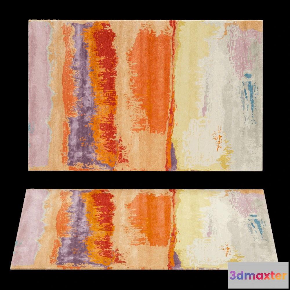 1593652 - Jaipur Rugs - Rug Genesis TAQ-4312 Apricot 3D Max