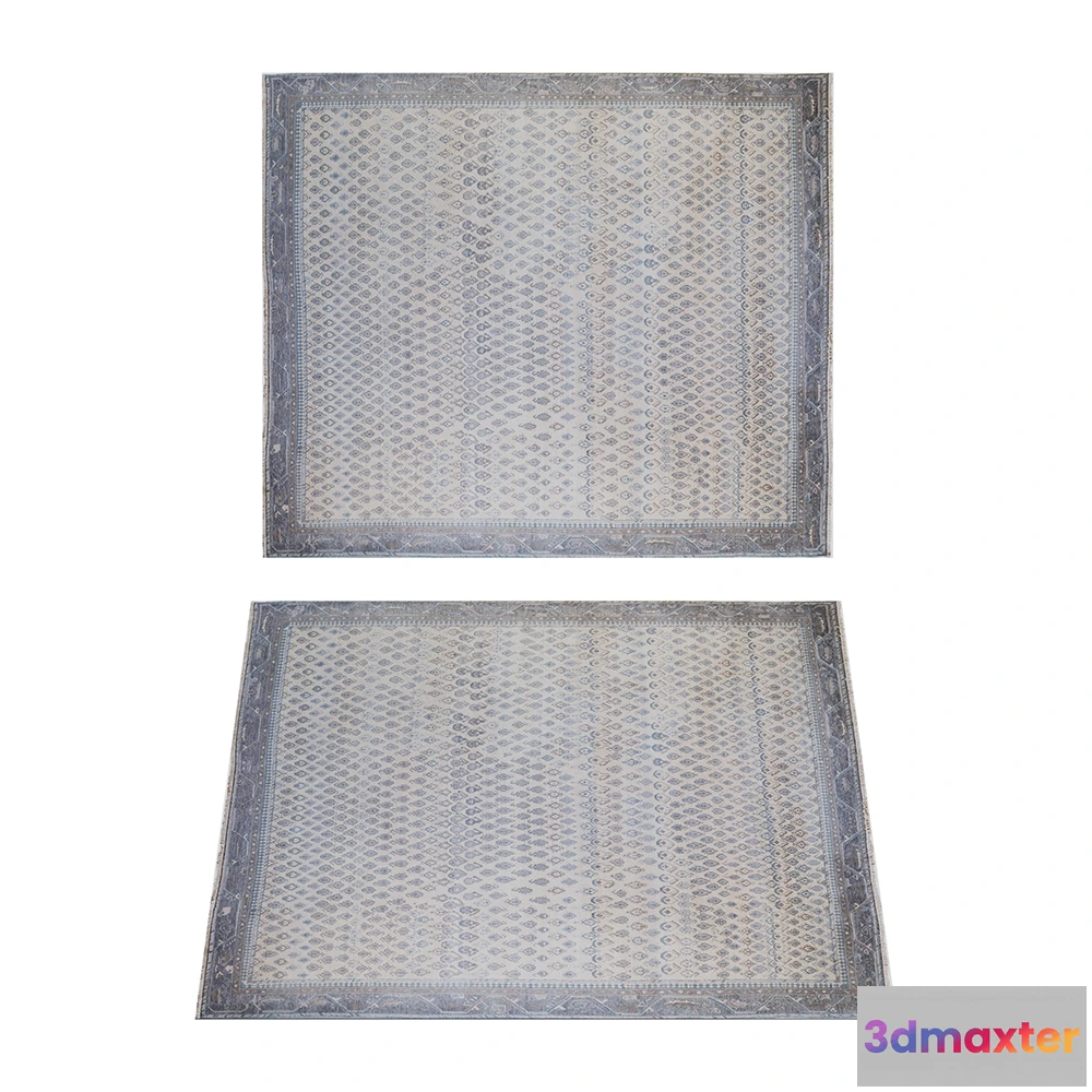 1593726 - Tufenkian Carpets - Boteh Grey 3D Max