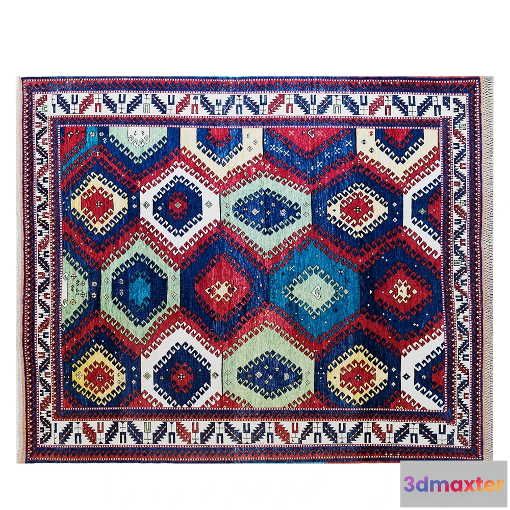 1593742 - Tufenkian Carpets - Borchalu III Red 2 3D Max