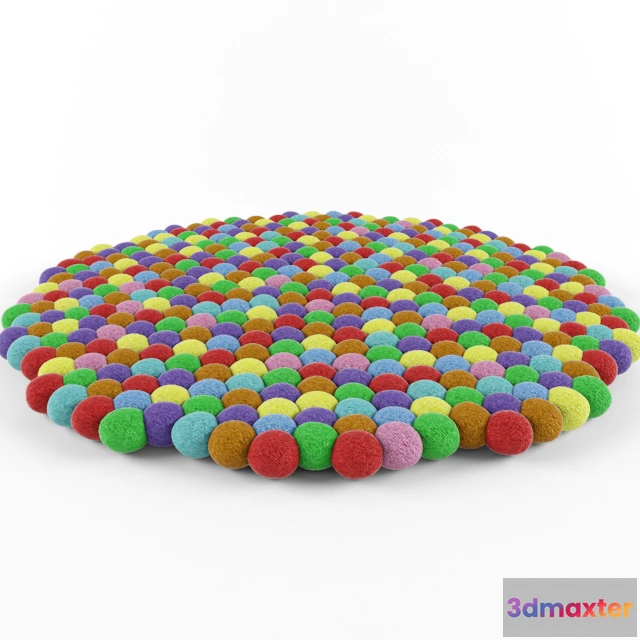 1593756 - decoration - Round rug 4 3D Max