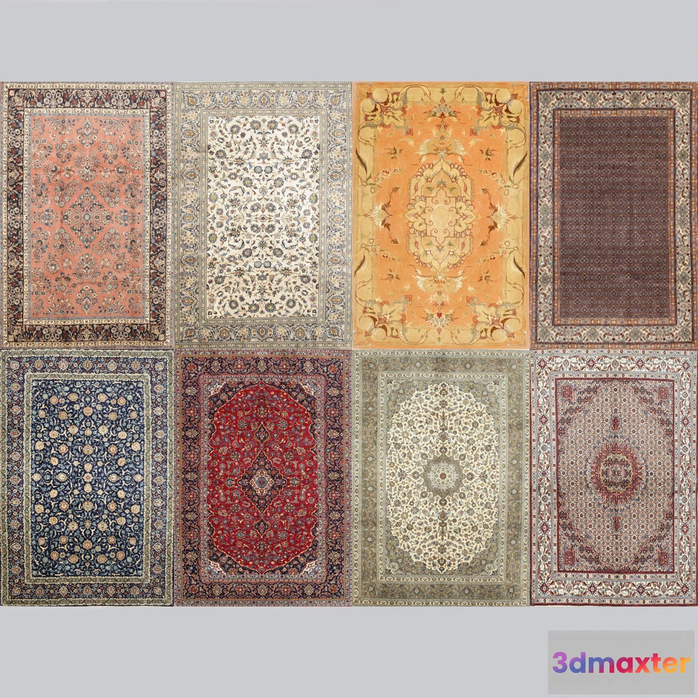 1593818 - decoration - Collection of carpets 20 3D Max