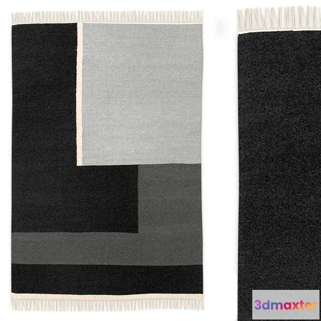 1593842 - decoration - Ferm Living Kelim rug 01 3D Max