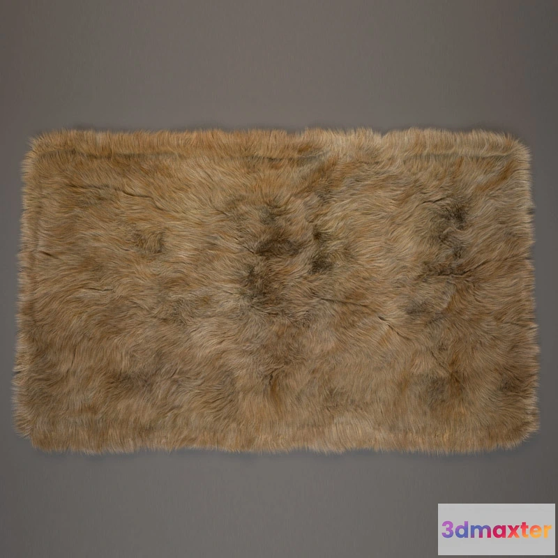 1593960 - decoration - Fur rug 3D Max