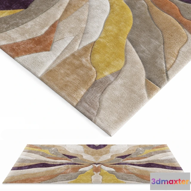 1593978 - decoration - Infinite Splinter Ochre rug 3D Max