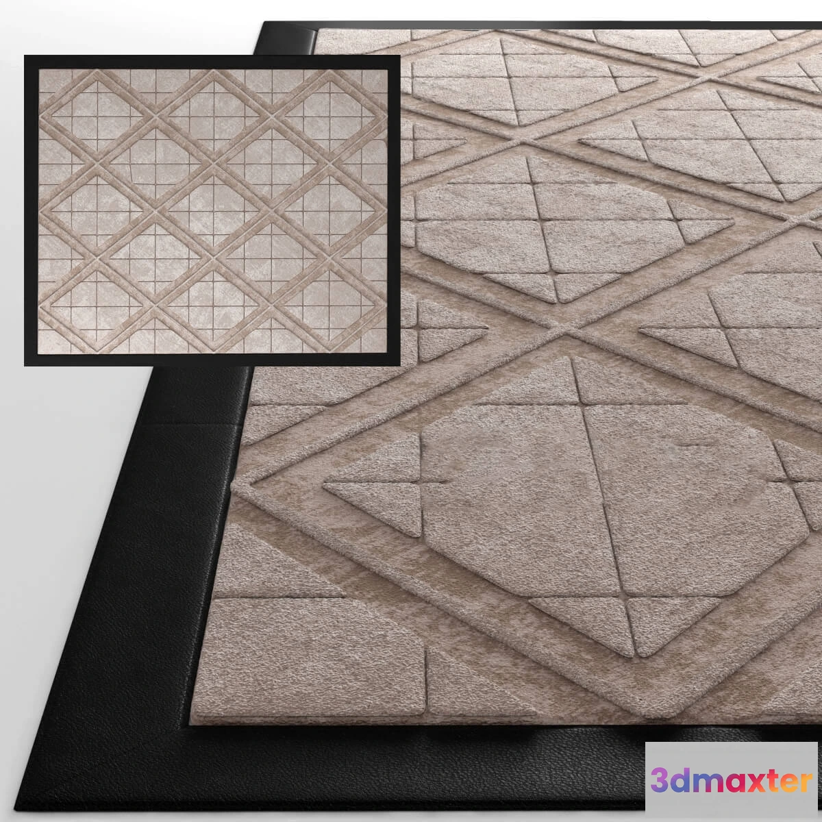 1594008 - decoration - Carpet smania Burlington 3D Max