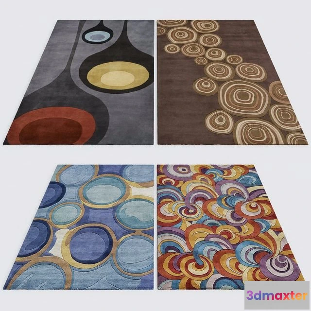 1594050 - decoration - Contemporary Mafi rugs 3D Max