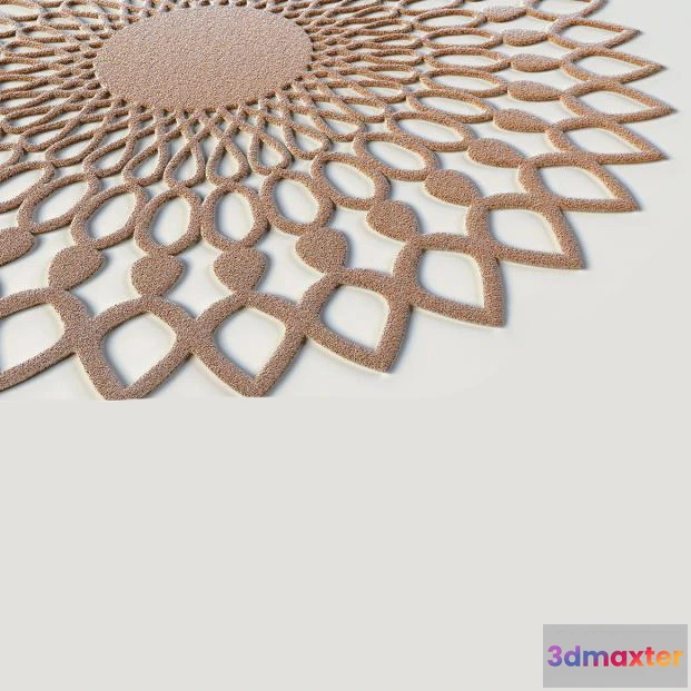 1594054 - decoration - Circle art rug 3D Max