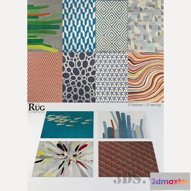1594368 - decoration - Collection of rugs from The Rug Company 3D Max
