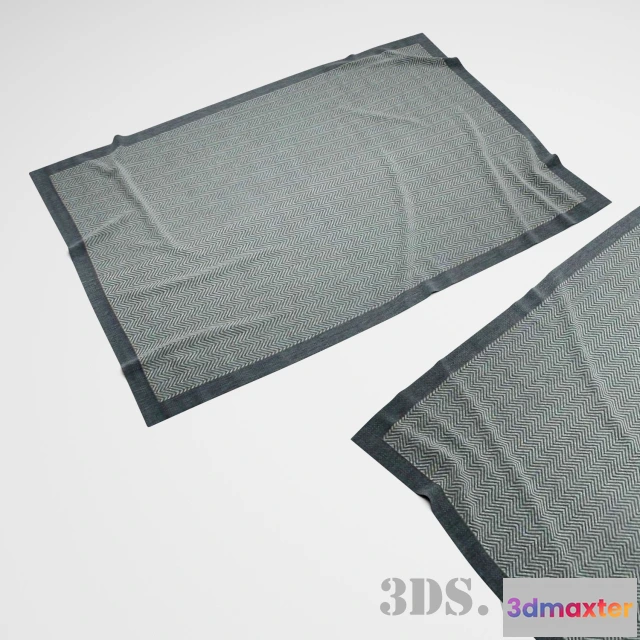 1594400 - decoration - Thin plain carpet 3D Max