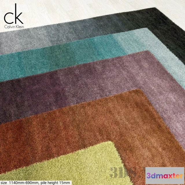 1594414 - decoration - Calvin Klein contemporary rugs 3D Max