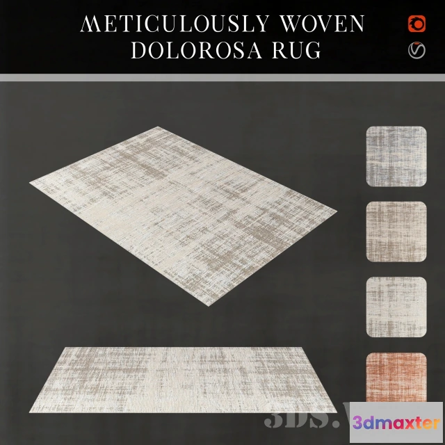 1594424 - decoration - Rug Meticulously Woven Dolorosa 3D Max