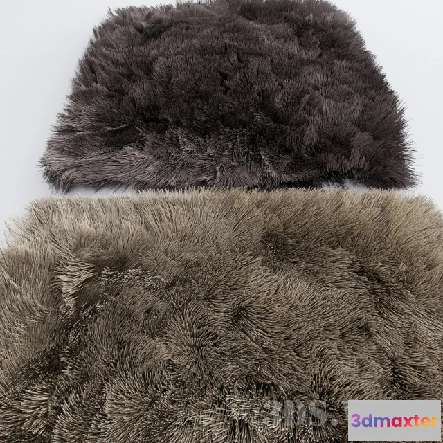 1594426 - decoration - Long hair carpets 3D Max