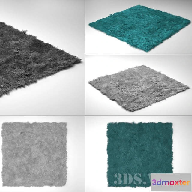1594438 - decoration - Fluffy Carpet 3D Max