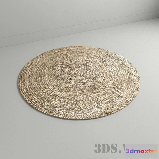 1594444 - decoration - Round plain rug 3D Max