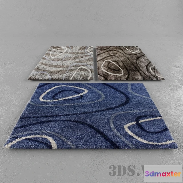 1594452 - decoration - Fluffy soft designer rugs 3D Max