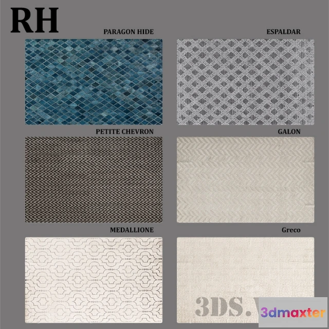 1594480 - decoration - Restoration Hardware Carpet Collection 3D Max