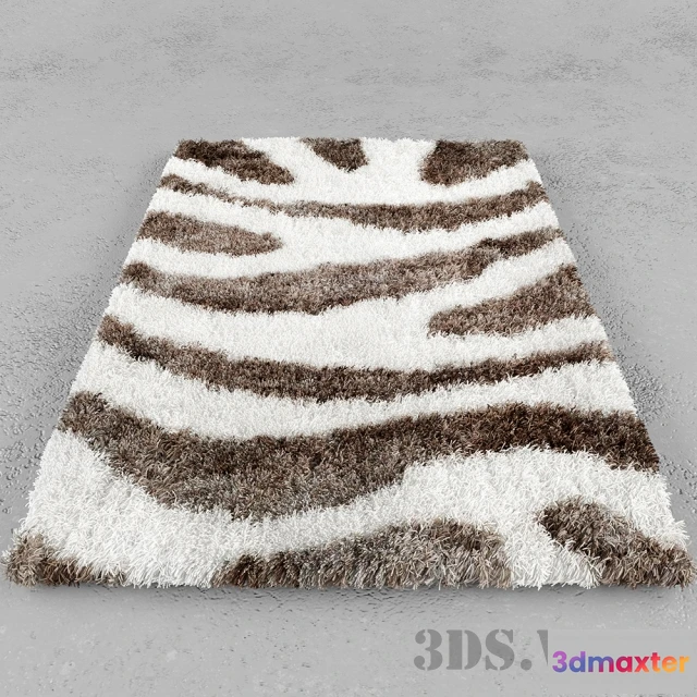1594486 - decoration - Fluffy modern rug 3D Max