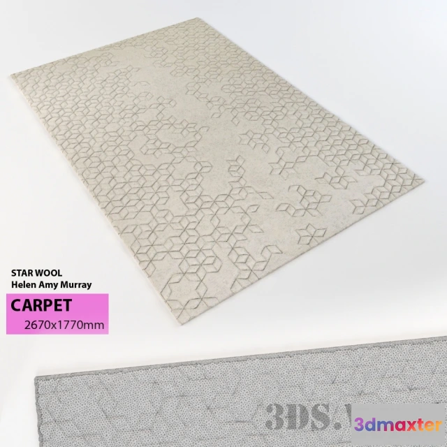 1594504 - decoration - Carpet Star Wool 3D Max