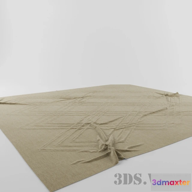 1594506 - decoration - Triangle embossed carpet 3D Max