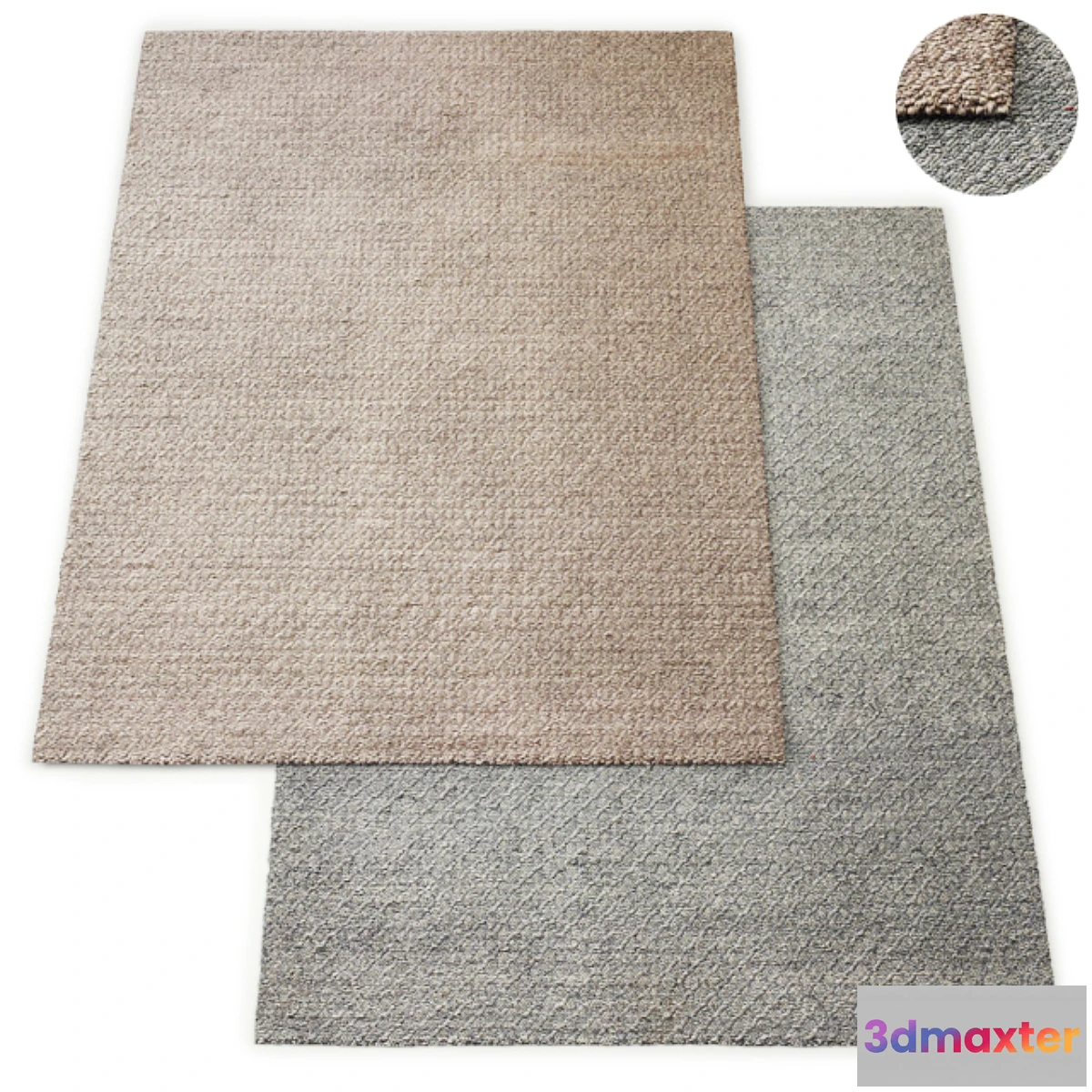545885 - Honeycomb Handwoven Wool Flatweave Rug RH Collection