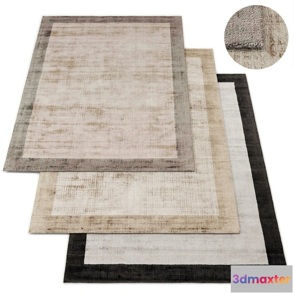 546013 - Viscose Rug Nova Border Collection