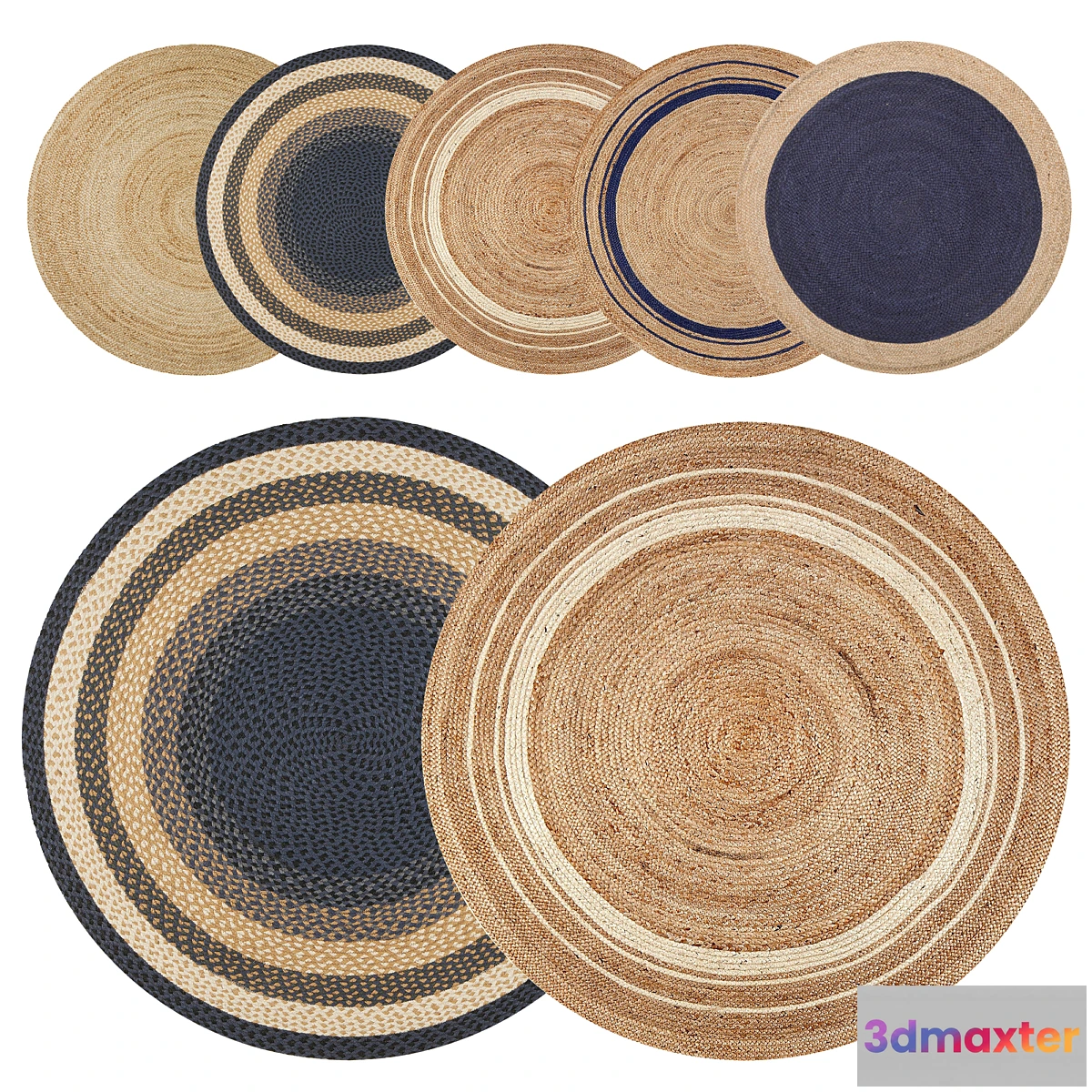 546091 - Round jute rug