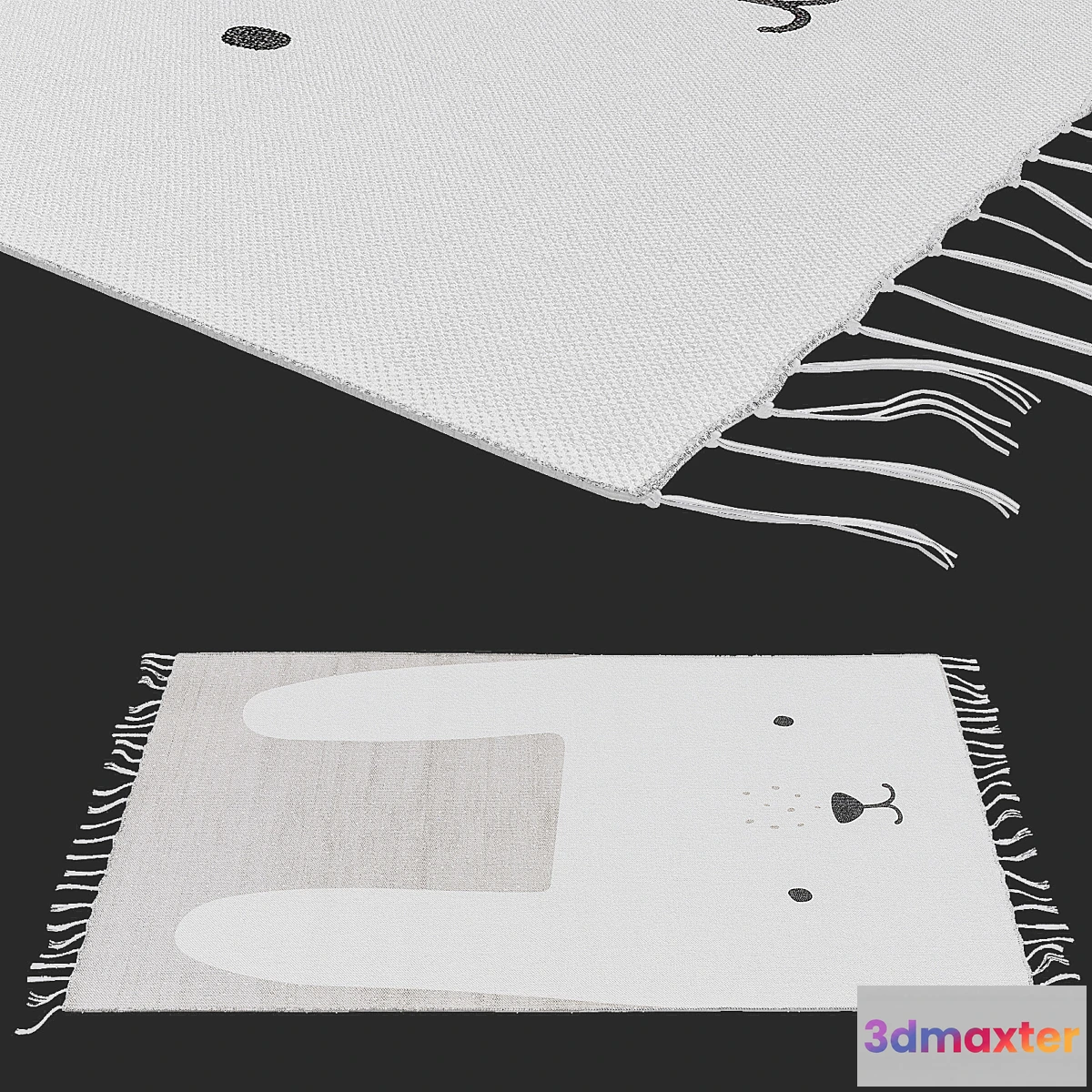 546149 - H&m Home Rug Rabbit