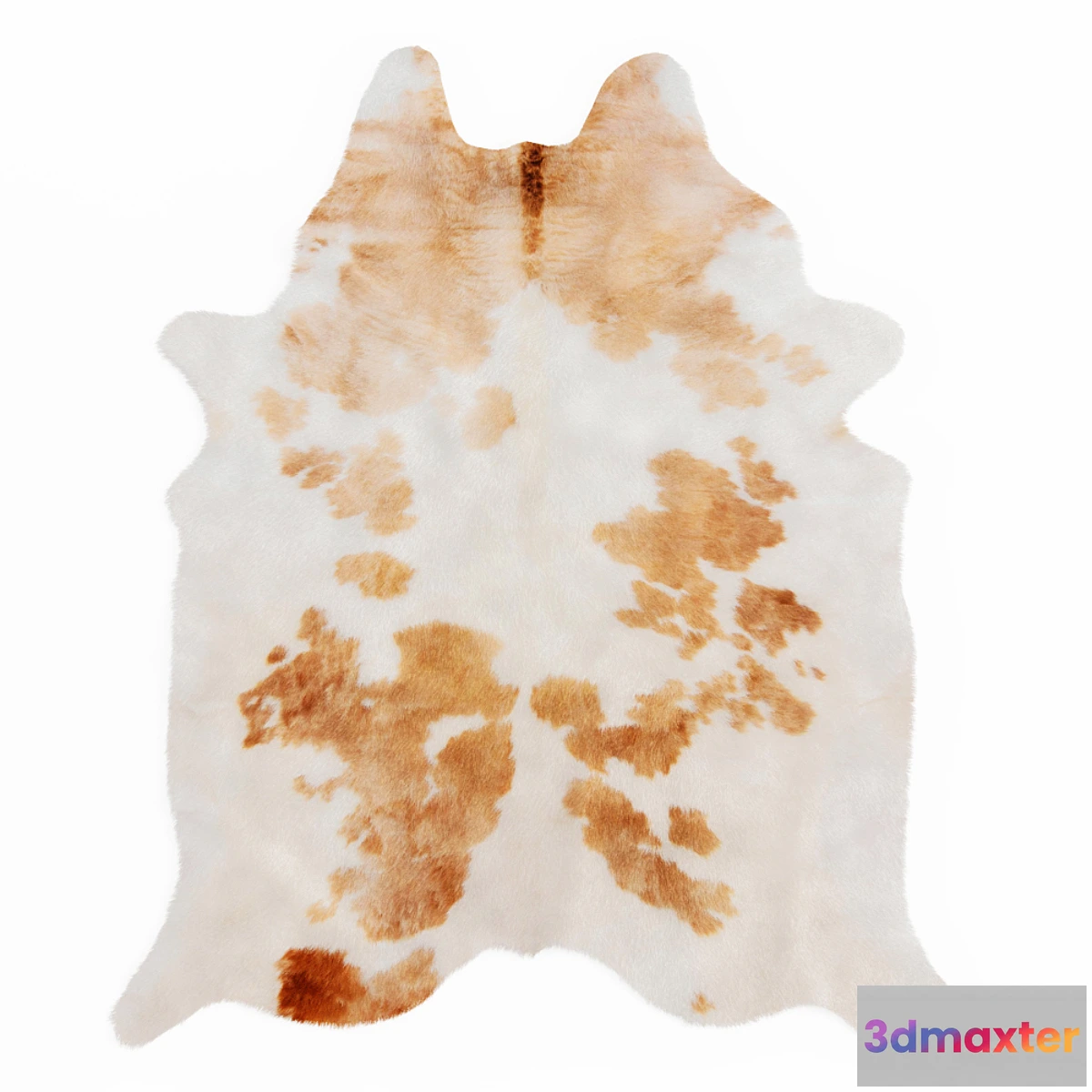 546183 - Spotted Brown And White Cowhide Rug