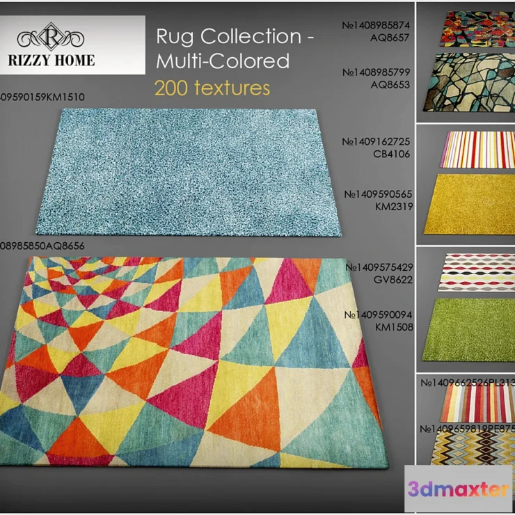 578842 - Rizzy Home rugs - Multi-colored