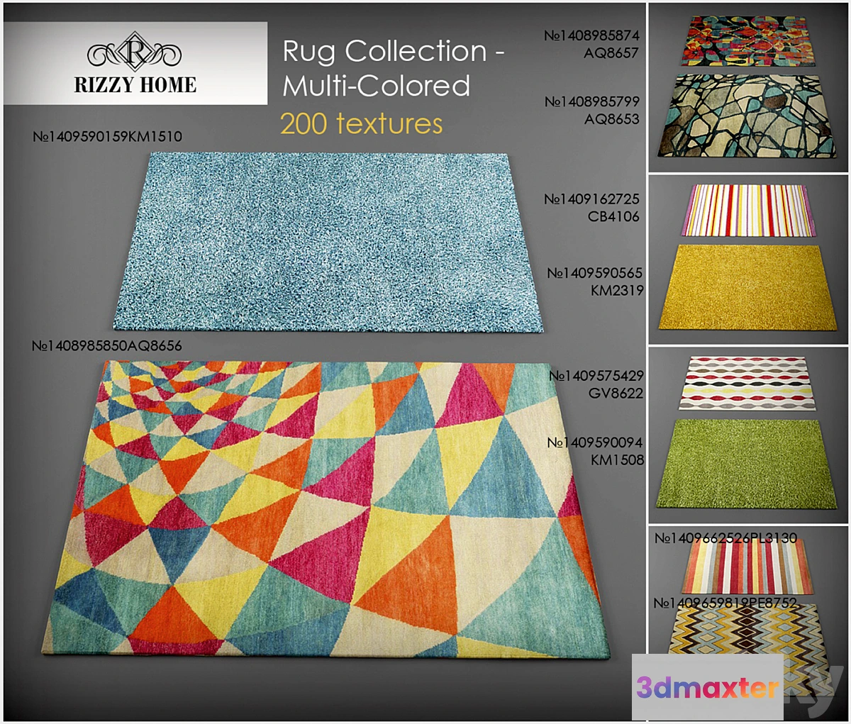 578842 - Rizzy Home rugs - Multi-colored