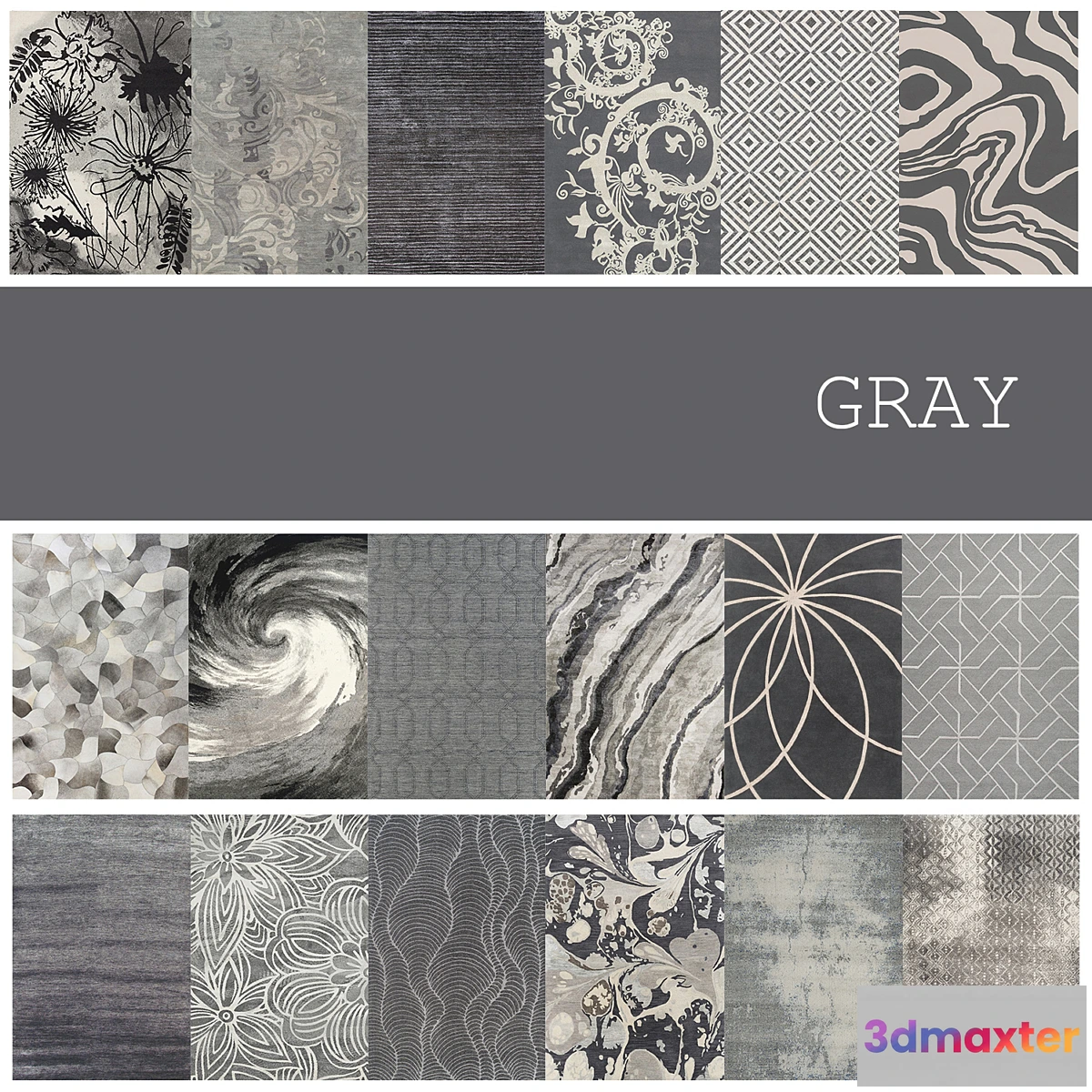 578878 - 18 carpets in color GRAY