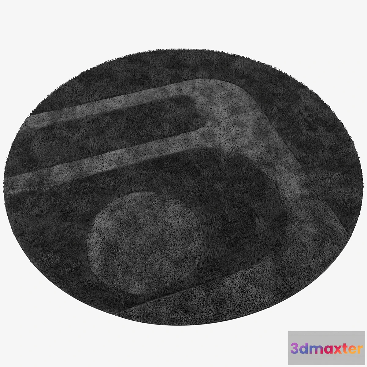 591114 - Round carpet Wisp relief circle (minotti)