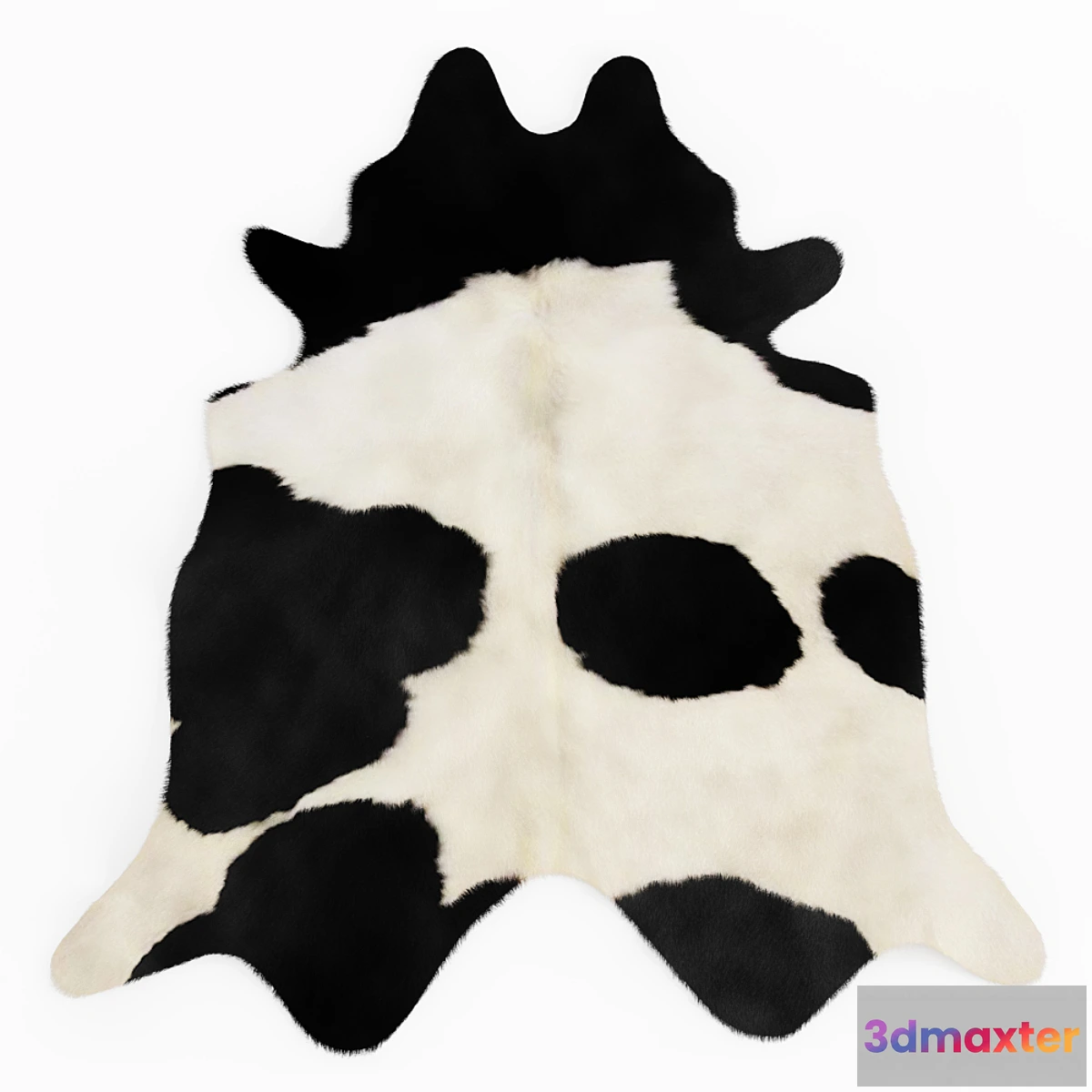 591146 - Brazilian Black And White Cowhide