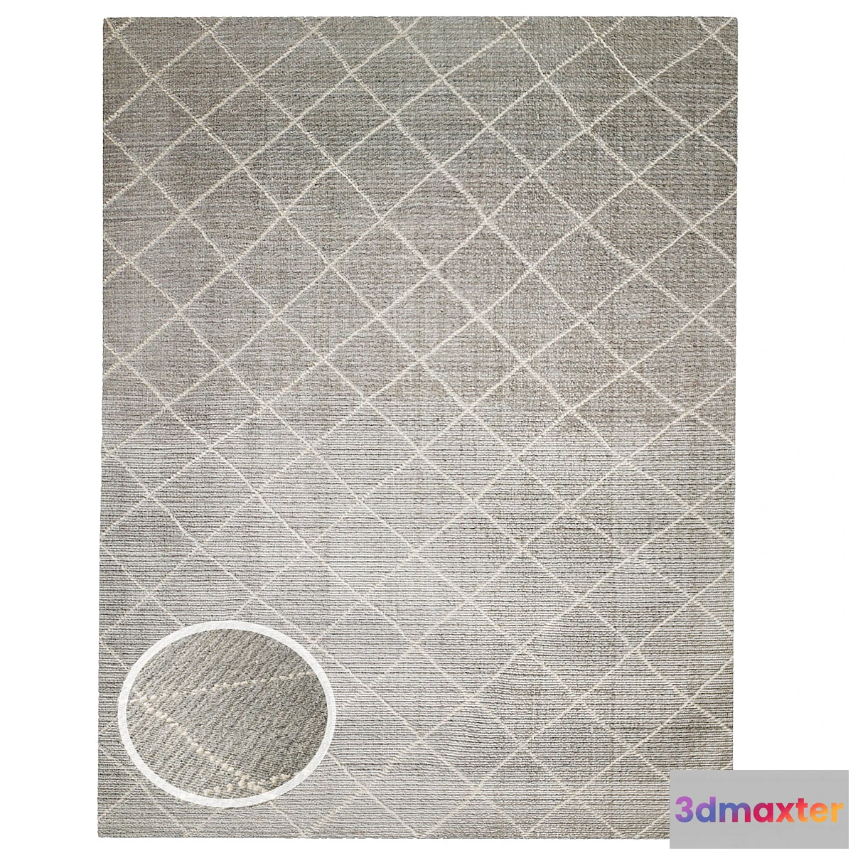 591168 - REINA DIAMOND HANDWOVEN WOOL RUG