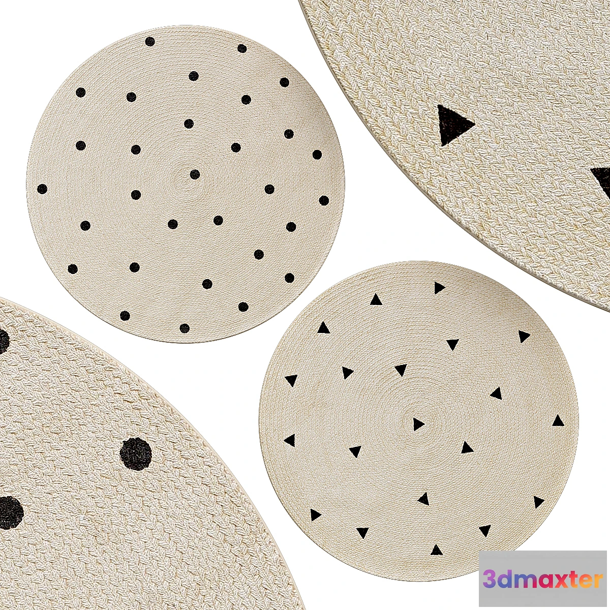 591256 - Circle rugs  No. 204