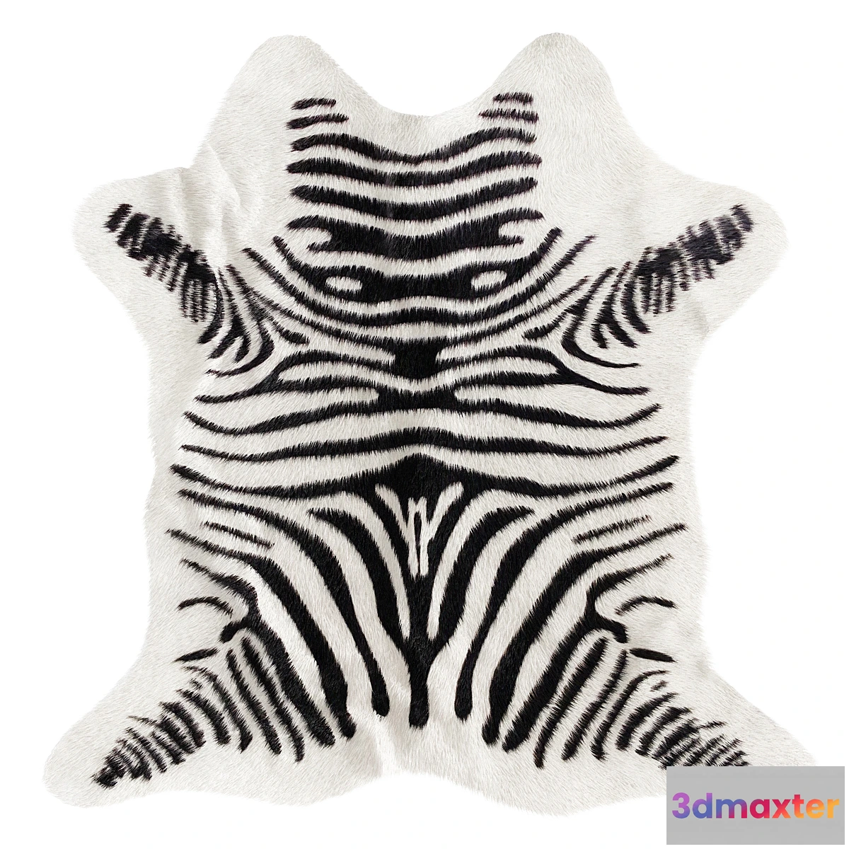 591276 - Cowhide Rug Zebra