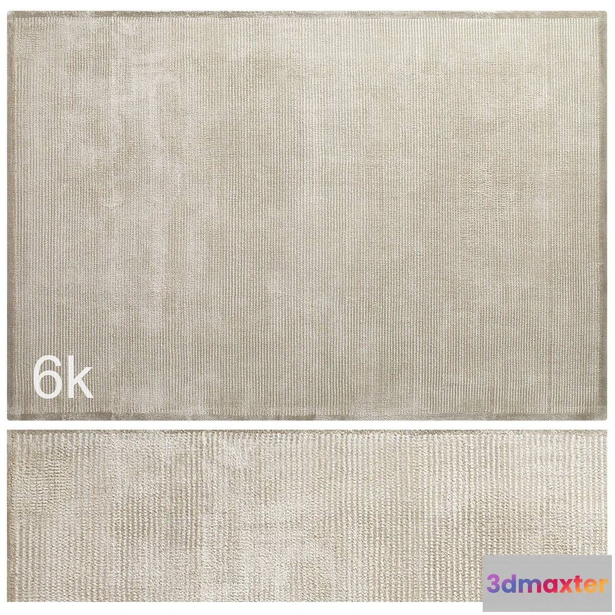 591324 - Carpet set 24 - Beige Wool Rug _ 6K